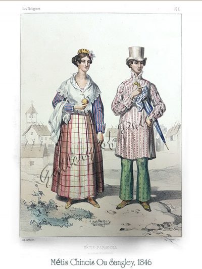 THE 18TH–19TH CENTURY FASHION -^ OF THE PHILIPPINES – Gallery of Prints