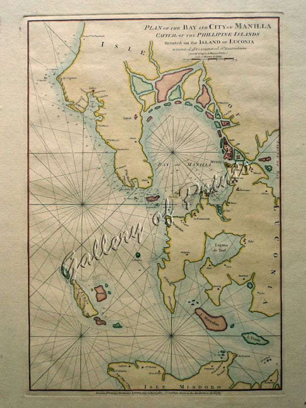 Plan of the Bay and City of Manilla