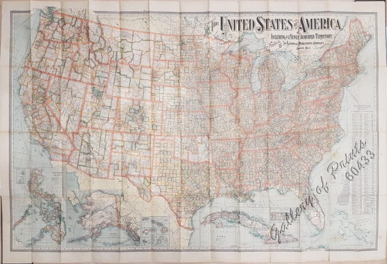 The United States of America Including all its Newly Acquired Territory ...