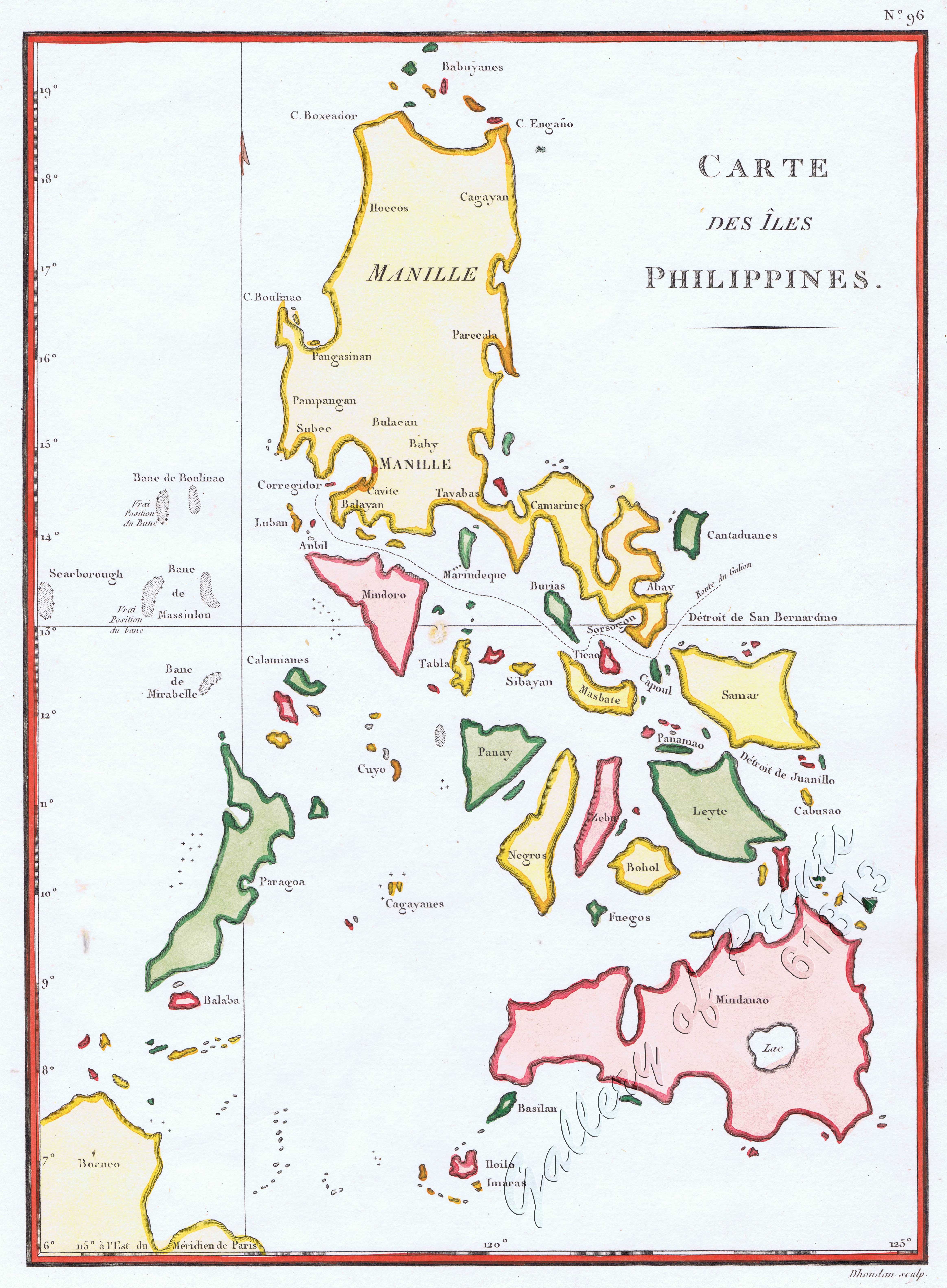 iles philippines carte Carte des iles Philippines – Gallery of Prints