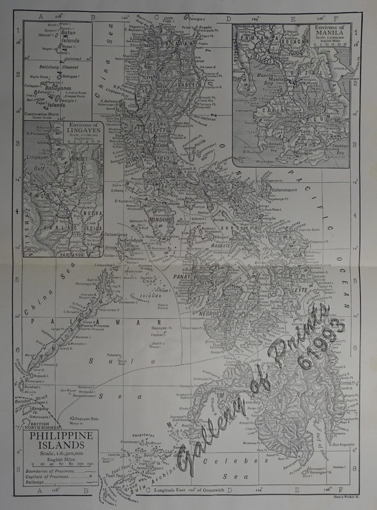 The Philippines insets: 1) Environs of Manila 2) Environs of Lingayen ...