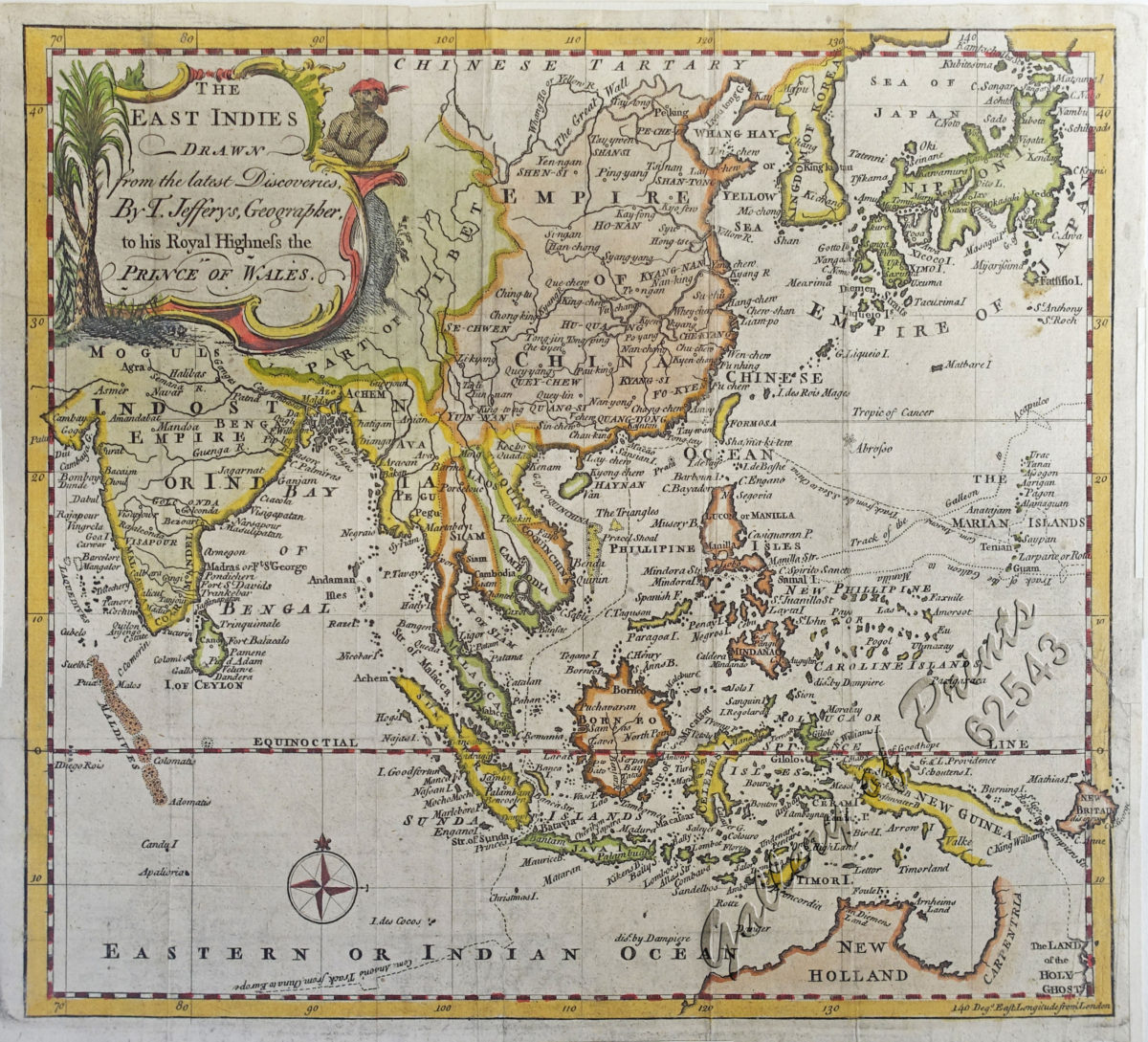 The East Indies drawn from the Latest Discoveries by T. Jefferys ...