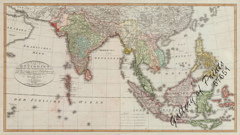 Charte von Ostindien diesseits und jenseits des Ganges [Map of East ...